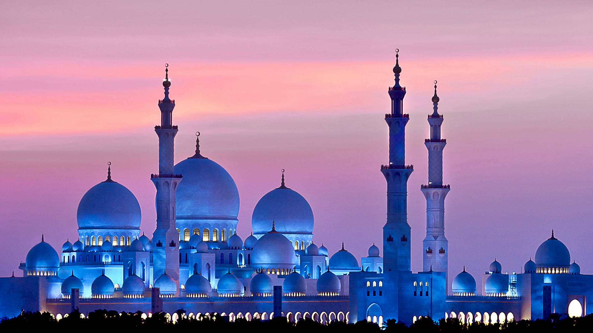 Beautiful View Of Sheikh Zayed Mosque At Abu Dhabi Uae Desktop Wallpaper Hd  1920x1200 : Wallpapers13.com