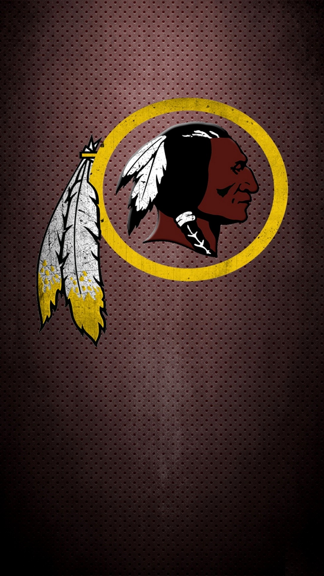 Wallpaper Mobile Washington Redskins with high-resolution 1080x1920 pixel. You can use and set as wallpaper for Notebook Screensavers, Mac Wallpapers, Mobile Home Screen, iPhone or Android Phones Lock Screen