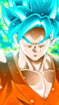 Best Goku SSJ Blue iPhone Wallpaper