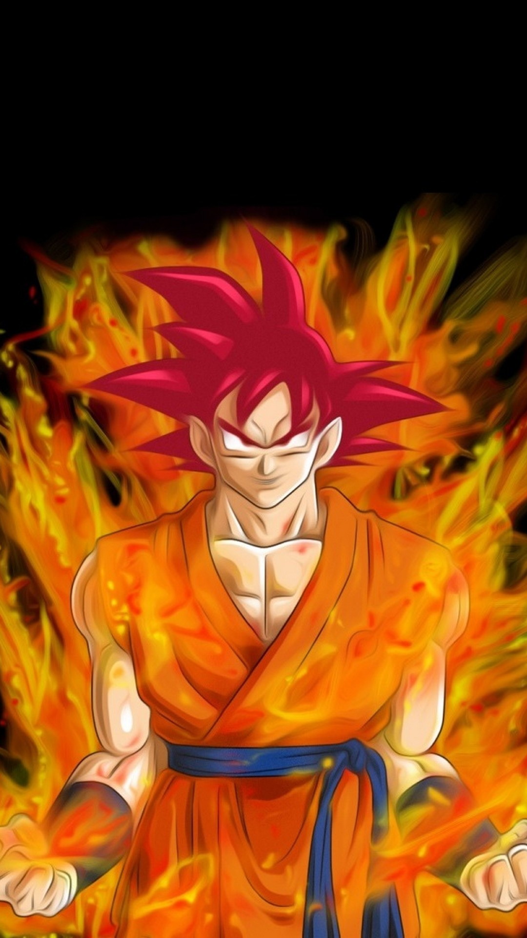 Best Goku Super Saiyan God iPhone Wallpaper with high-resolution 1080x1920 pixel. You can use and set as wallpaper for Notebook Screensavers, Mac Wallpapers, Mobile Home Screen, iPhone or Android Phones Lock Screen