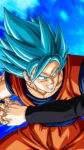 Goku SSJ Blue iPhone Wallpaper