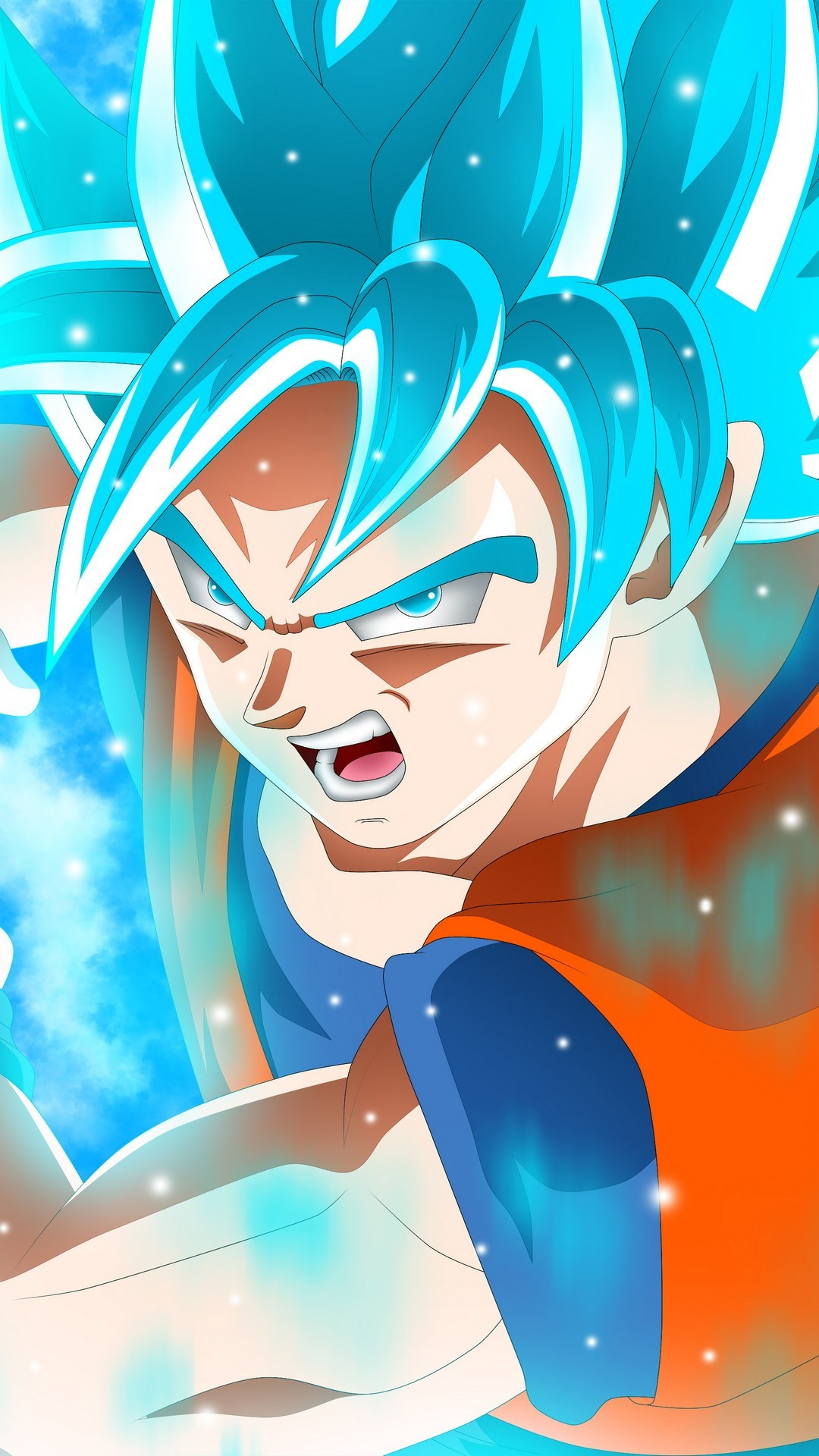 Goku SSJ Blue iPhone 12 Wallpaper - Wallpaper HD 2023