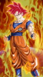Goku Super Saiyan God Wallpaper For Mobile