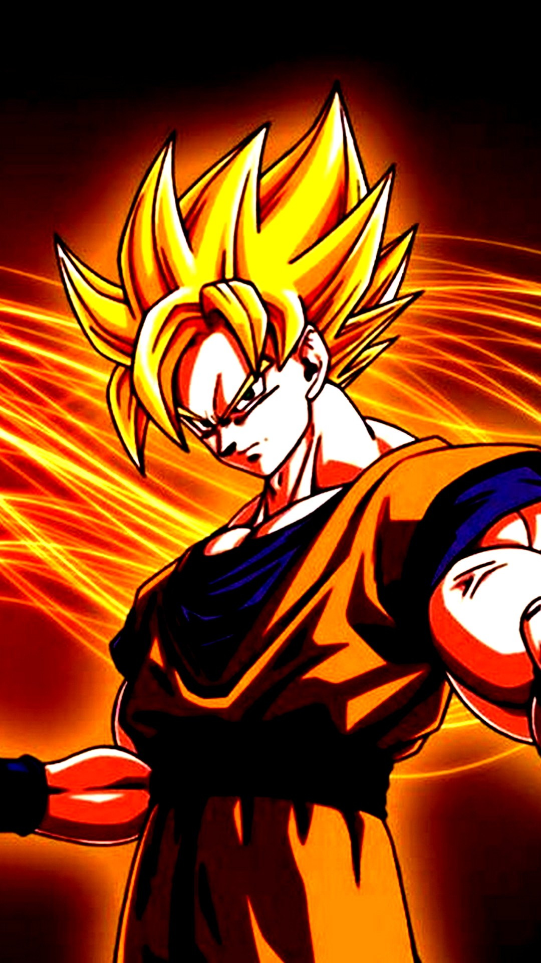 Goku Super Saiyan iPhone 12 Wallpaper with high-resolution 1080x1920 pixel. You can use and set as wallpaper for Notebook Screensavers, Mac Wallpapers, Mobile Home Screen, iPhone or Android Phones Lock Screen
