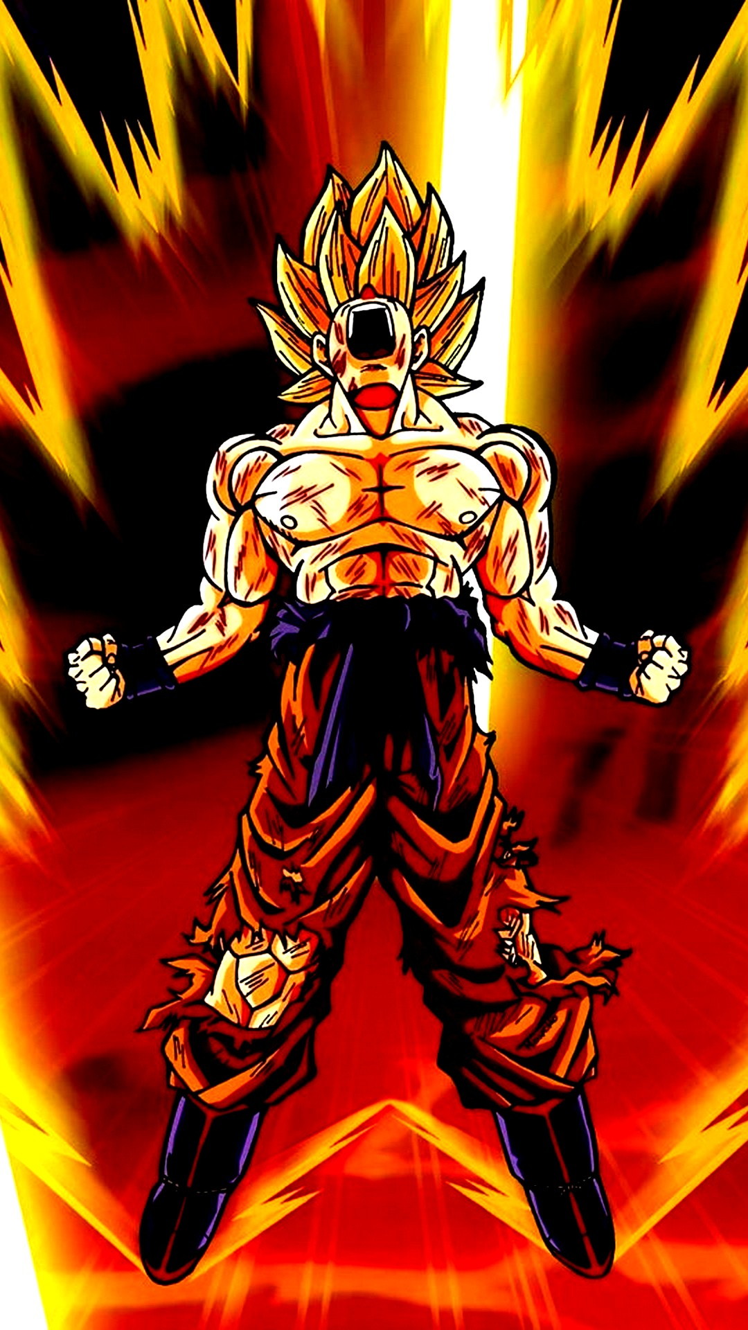 Goku Super Saiyan iPhone Wallpaper with high-resolution 1080x1920 pixel. You can use and set as wallpaper for Notebook Screensavers, Mac Wallpapers, Mobile Home Screen, iPhone or Android Phones Lock Screen