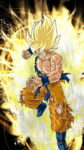Goku Super Saiyan iPhone X Wallpaper