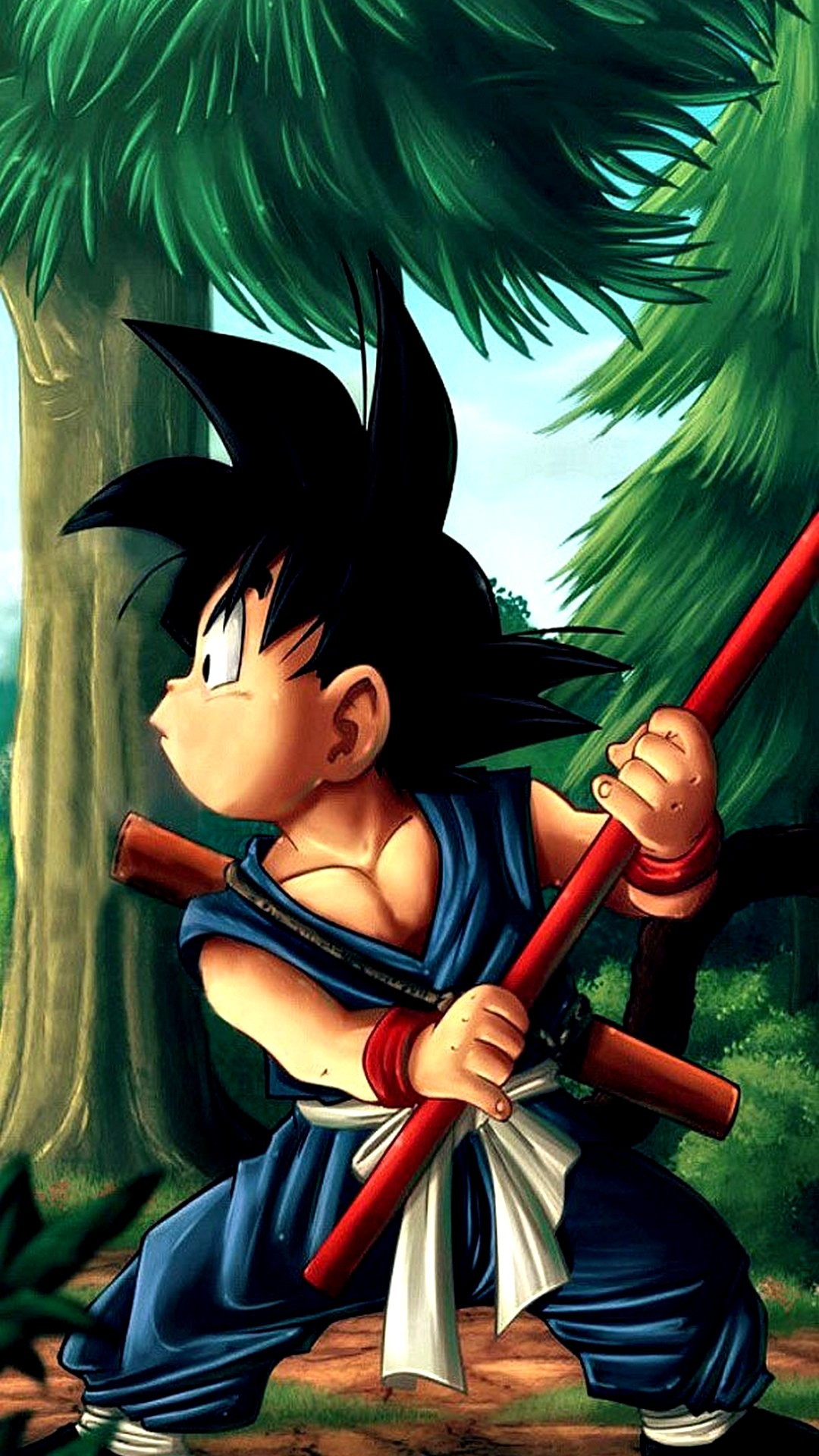 dragon ball z goku blue moon 4k mobile wallpaper  HD Mobile Walls