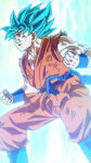 Mobile Wallpaper Goku SSJ Blue