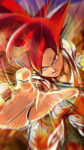 Mobile Wallpaper Goku Super Saiyan God
