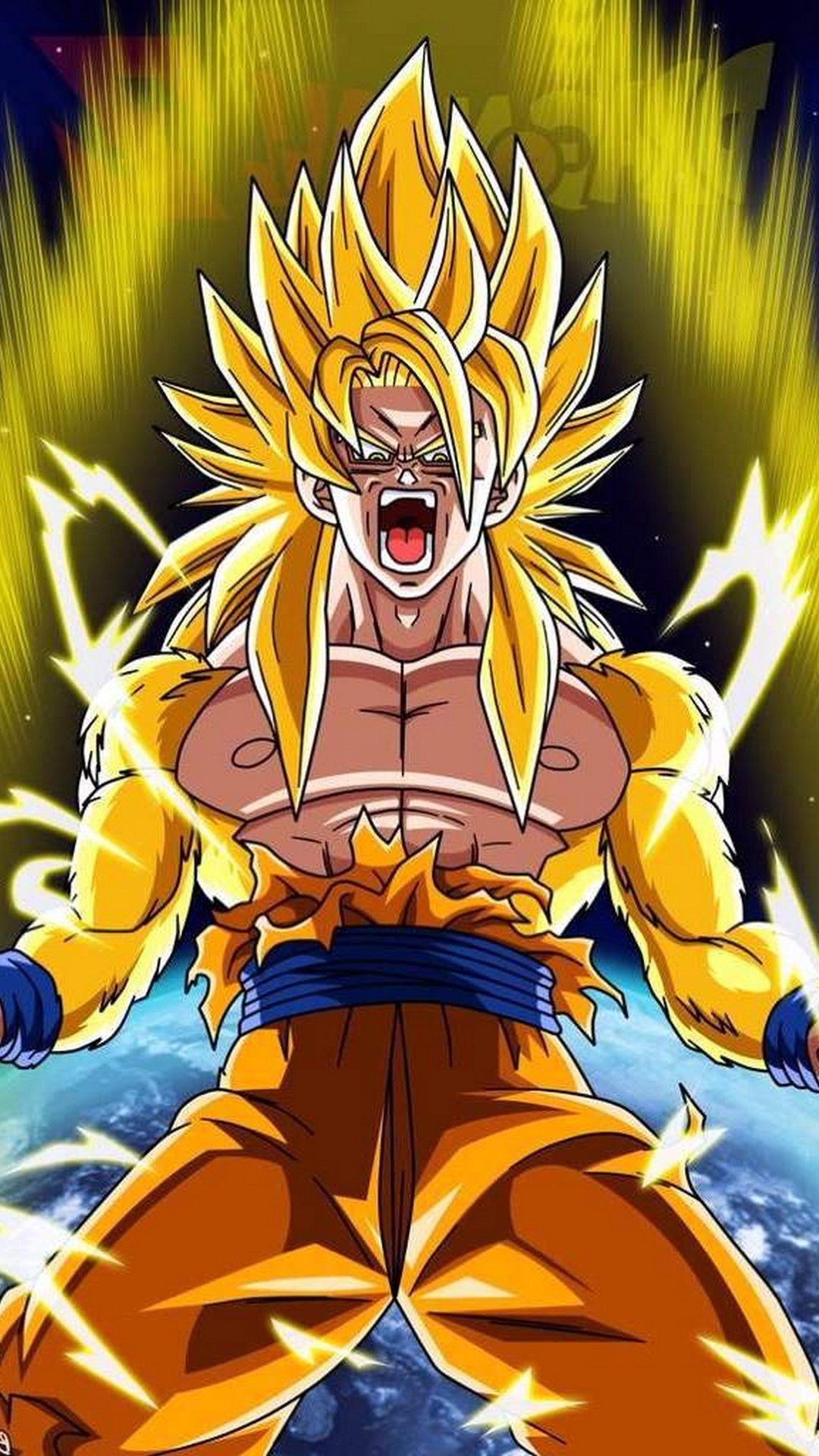 Mobile Wallpaper Goku Super Saiyan - Wallpaper HD 2024