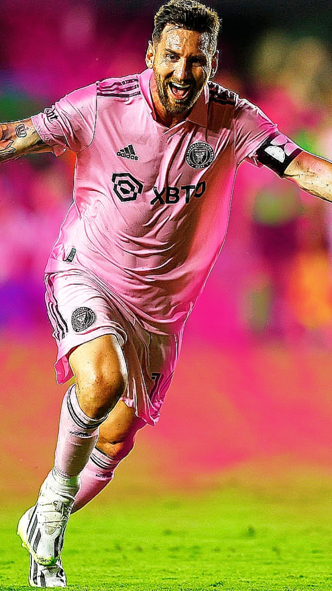 Lionel Messi Inter Miami Cell Phone Wallpaper with high-resolution 1080x1920 pixel. You can use and set as wallpaper for Notebook Screensavers, Mac Wallpapers, Mobile Home Screen, iPhone or Android Phones Lock Screen