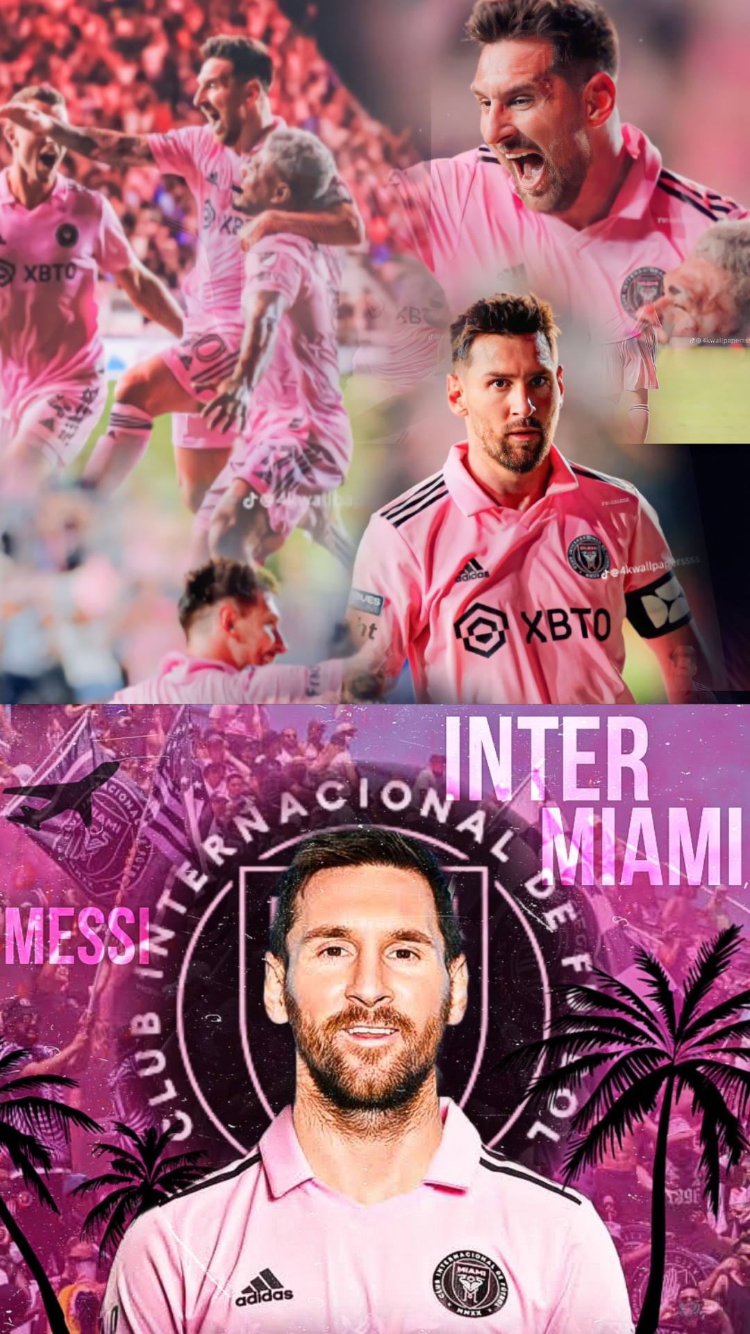 Lionel Messi Inter Miami iPhone 14 Wallpaper with high-resolution 1080x1920 pixel. You can use and set as wallpaper for Notebook Screensavers, Mac Wallpapers, Mobile Home Screen, iPhone or Android Phones Lock Screen