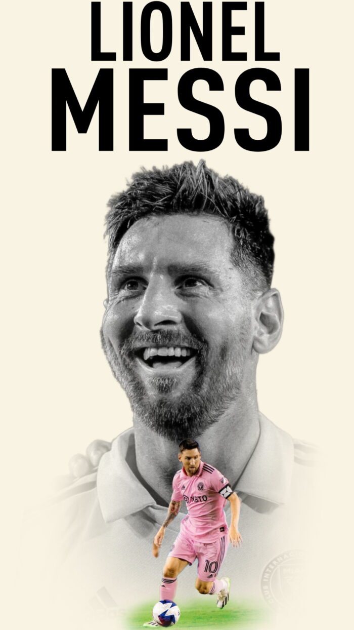 Messi Inter Miami iPhone Wallpaper HD Home Screen With high-resolution 1080X1920 pixel. You can use and set as wallpaper for Notebook Screensavers, Mac Wallpapers, Mobile Home Screen, iPhone or Android Phones Lock Screen